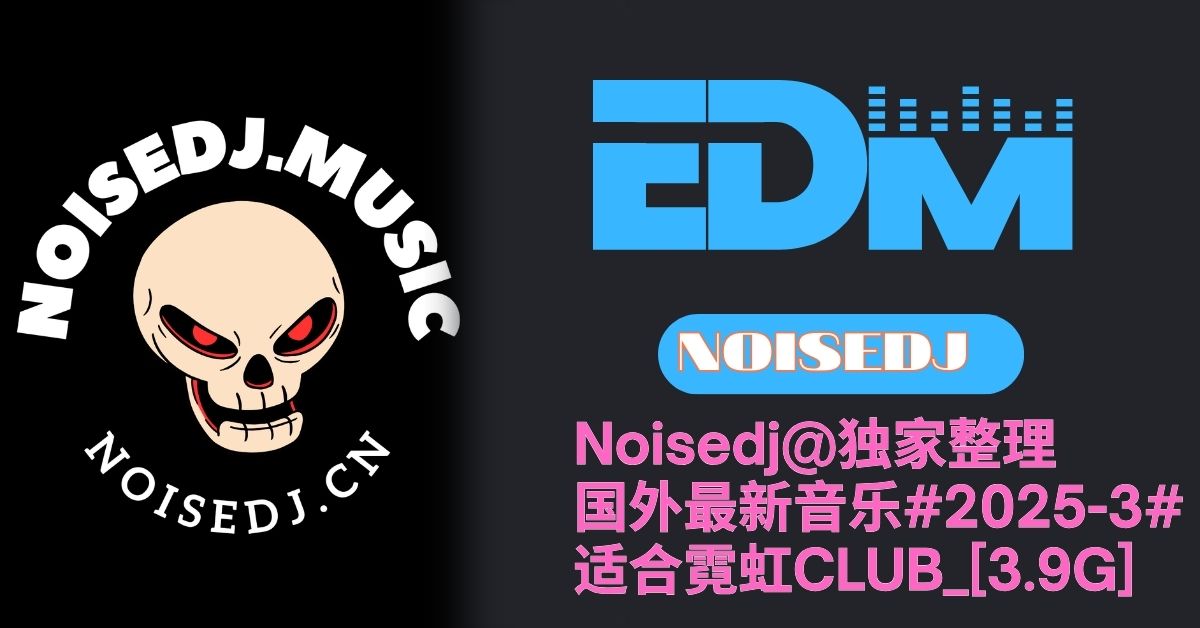 Noisedj@独家整理国外最新音乐#2025-3#适合霓虹CLUB_[3.9G]