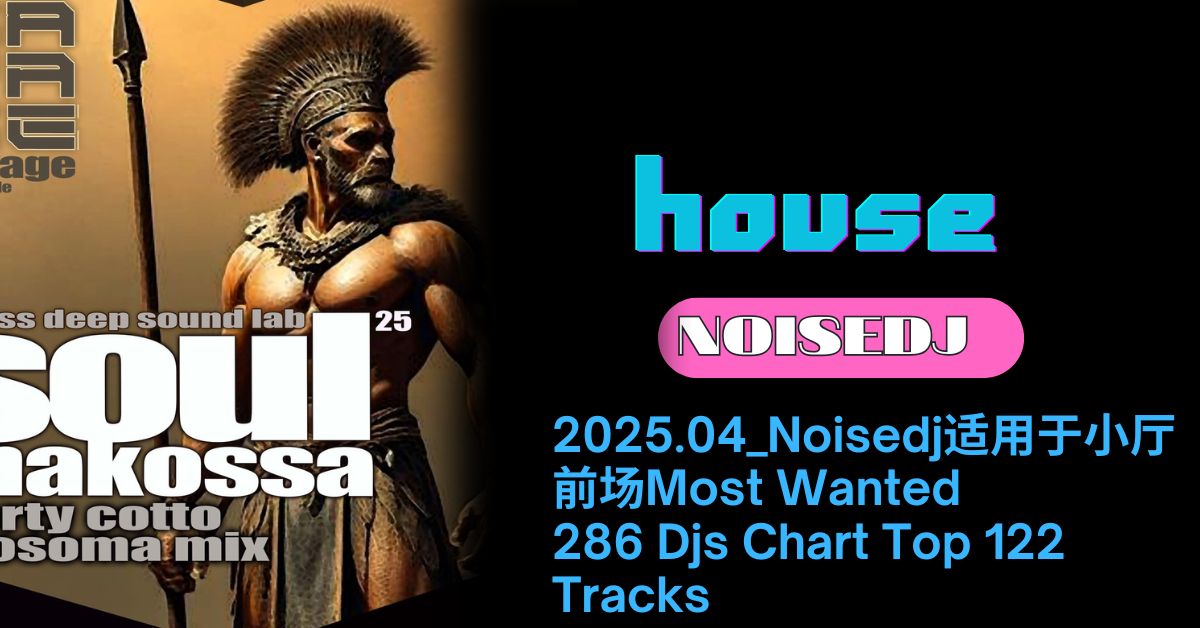2025.04_Noisedj适用于小厅_前场@Most Wanted 286 Djs Chart Top 122 Tracks